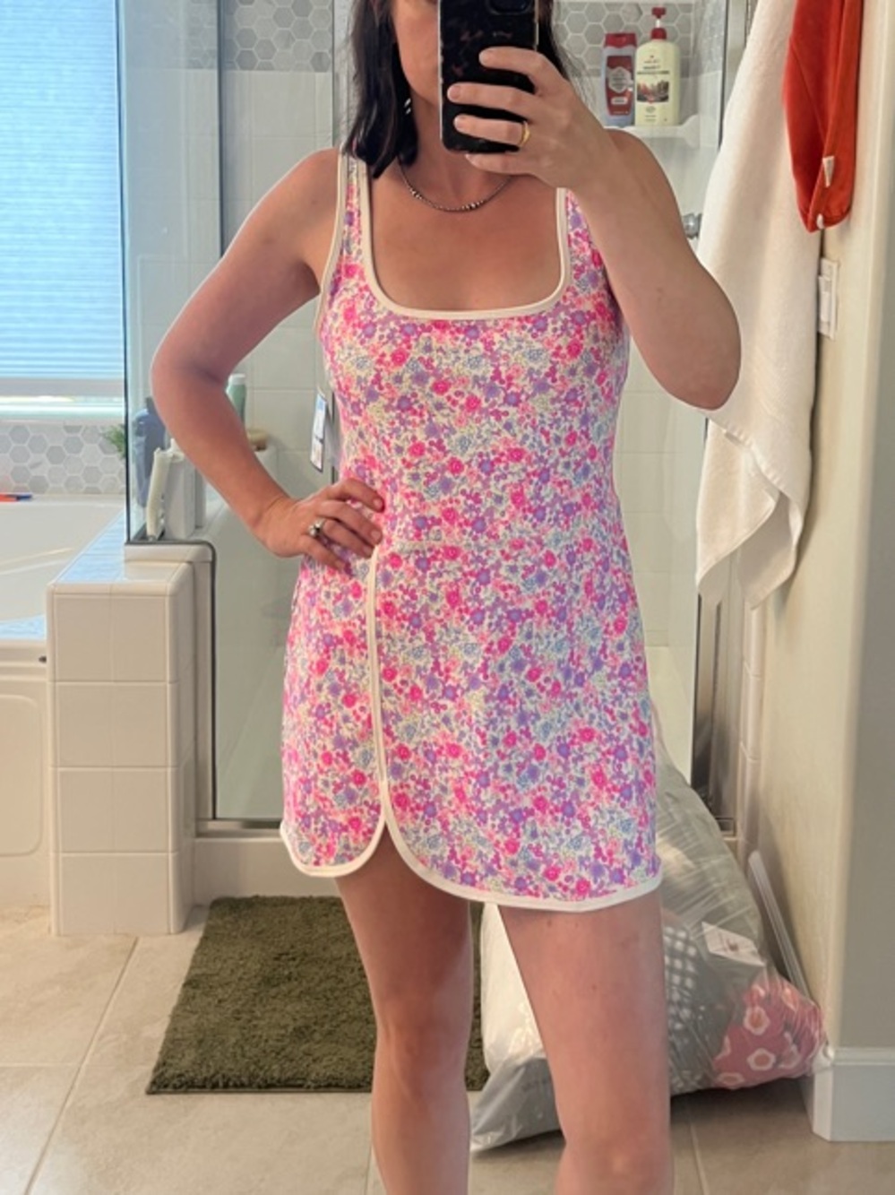 JoyLab Floral Tennis Dress — Size Large — NWT